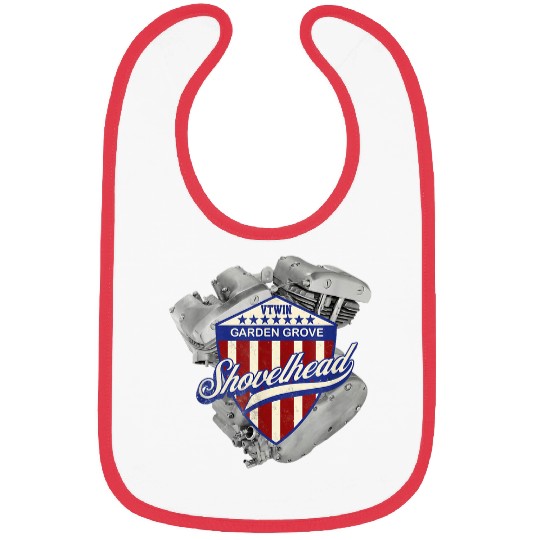 vintages HD Shovelhead Old School GARDENGROVE Biker VTwin Bibs