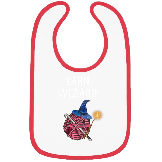 Knitting Yarn Yarn Wizard Funny Crochet Yarn Wizard Bibs