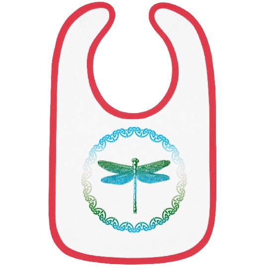 Celtic Knot Dragonfly Bibs