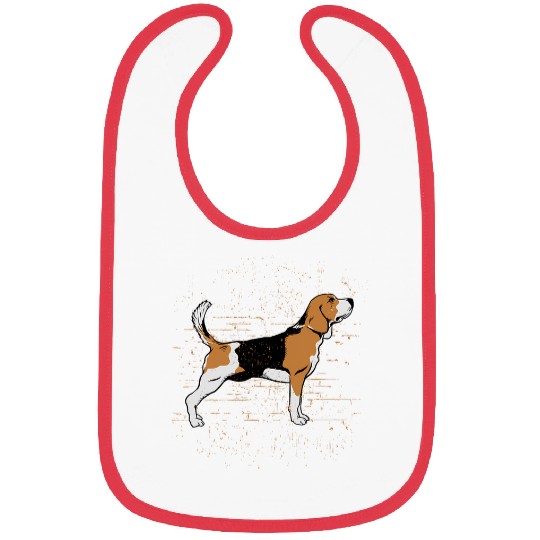 Dog Lover Funny Gift Foxhound Dog Bibs