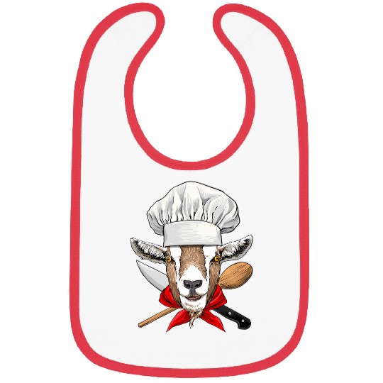 Goats Lover Restaurant Goats Chef Kitchen Cook Culinary Cooking Lover Bibs