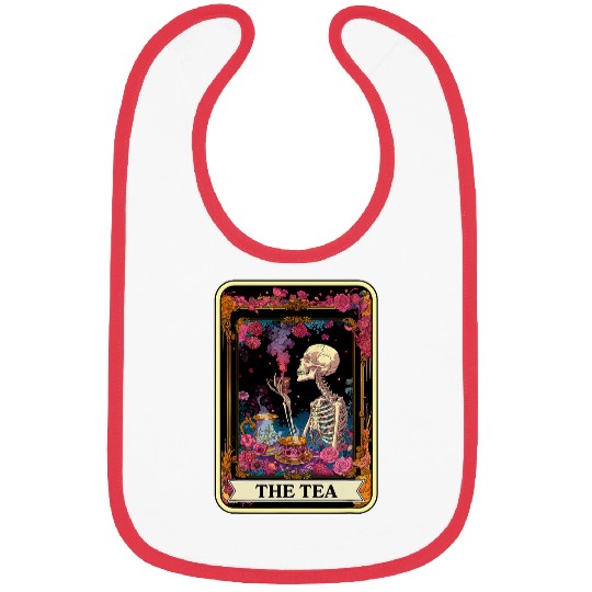 Coffee Fun The Tea Snarky Sarcastic Tarot Card Coffee Mother Bibs