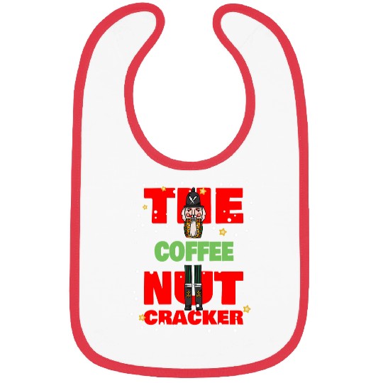 Coffee Fun The Coffee Nutcracker Funny Christmas Family Group Pajama Bibs