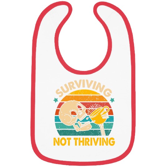 Coffee Fun Lover Caffeinated Mom Surviving Not A Thriving Bibs