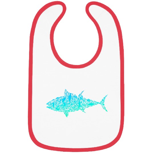 Fishing Colorful Deep Sea Fishing Graphic Fisherman Fisher Bibs