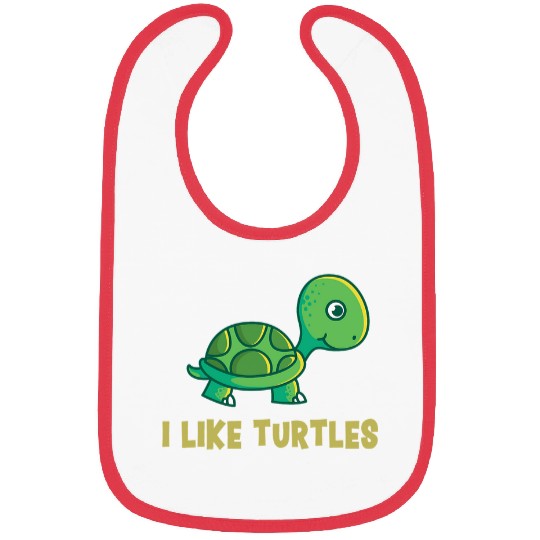 Turtle Pet I Like Turtles Baby Turtle Bibs