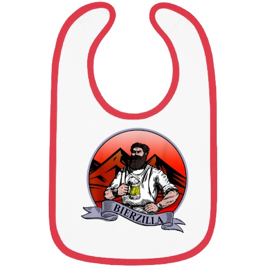 Beer Fun Bierzilla Beer Spartan Sparta Man Leonidas Funny Zilla Bibs