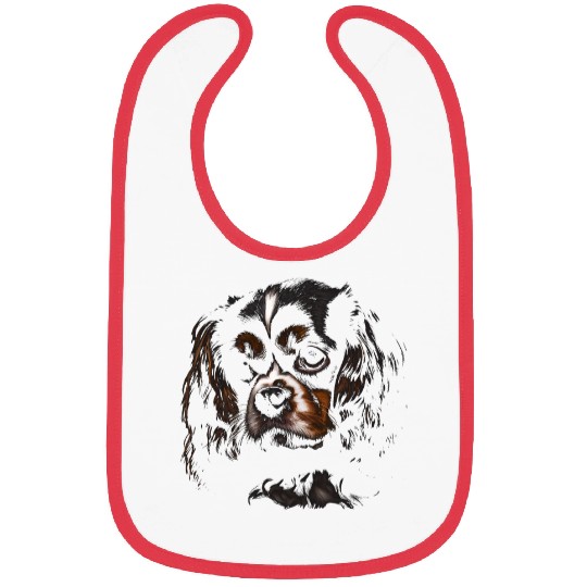 Funny Cavalier King Charles Spaniel Cute Cool 1 Bibs