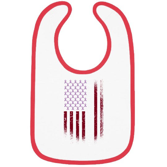 American Advocacy Campaign Flag Epilepsy Awareness Month Bibs