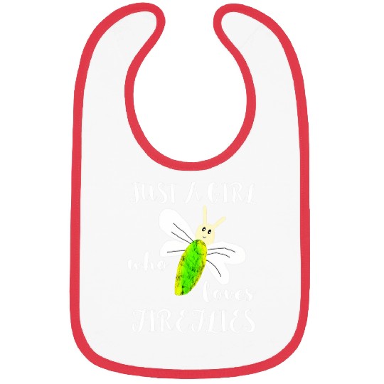 Just A Girl Who Loves Fireflies Beetle Bibs