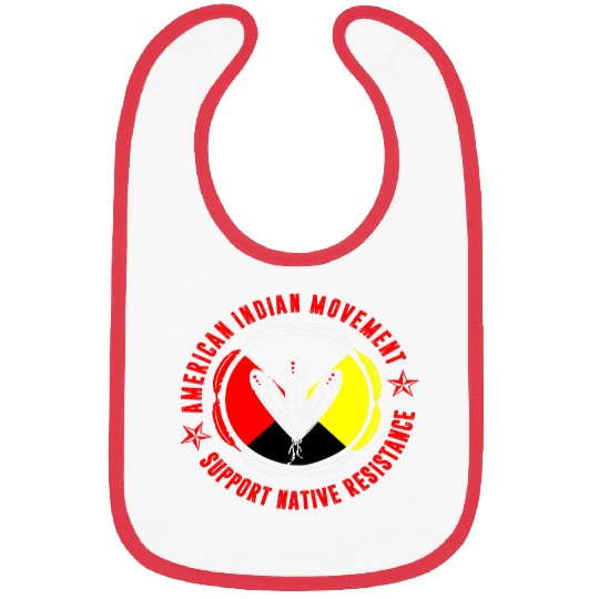 American Indian Movement Support Native Resistance Bibs