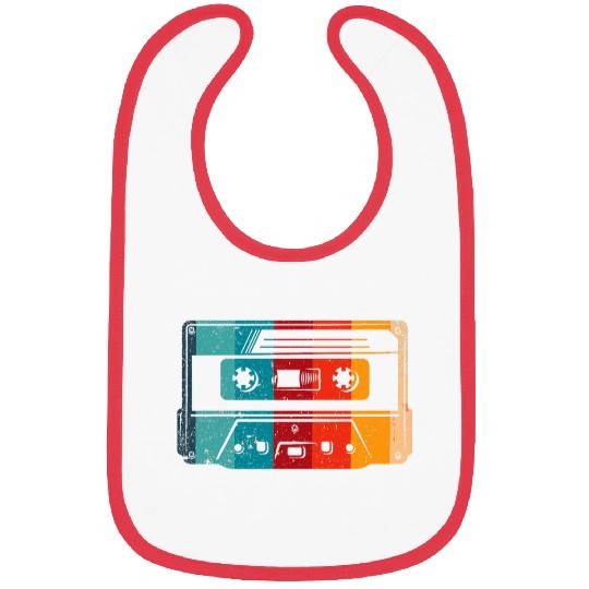 80s Cassette Tape 1990s vintages Funny Retro Throwback Music 21 Bibs