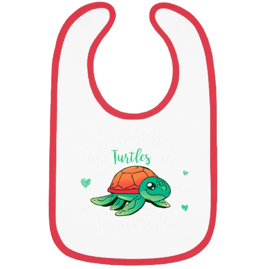 Turtle Pet I like Turtles so save them cute tortoise sea turtle Bibs