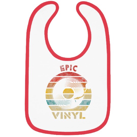 Epic Vinyl Retro Record vintages Music Bibs