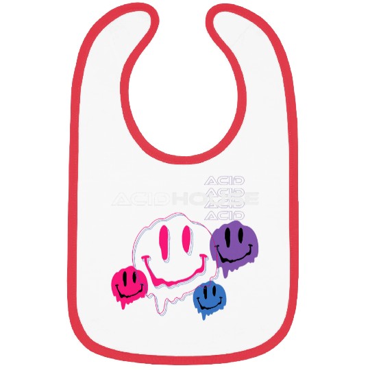 Acid House Music Rave Culture Old Skool Techno Bibs