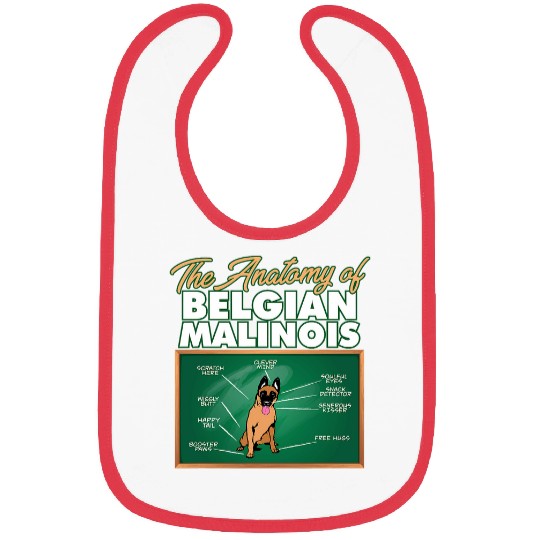 Anatomy Of A Belgian Malinois I Funny Mechelaar Bibs