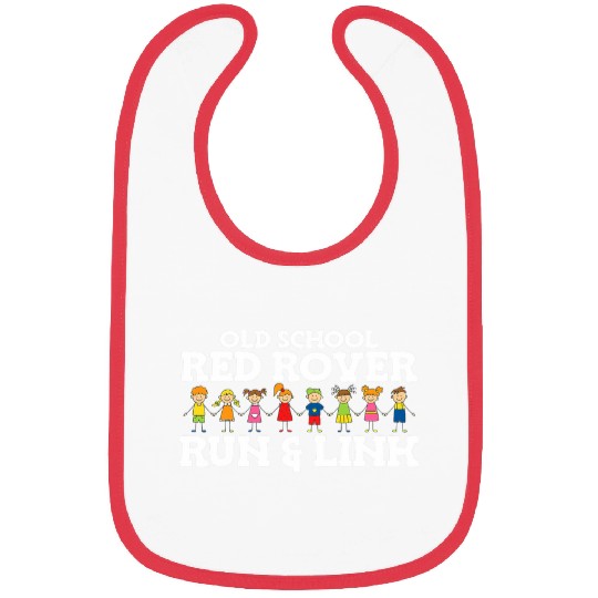 Old School Red Rover Run and Link 90s Kid Throwback Bibs