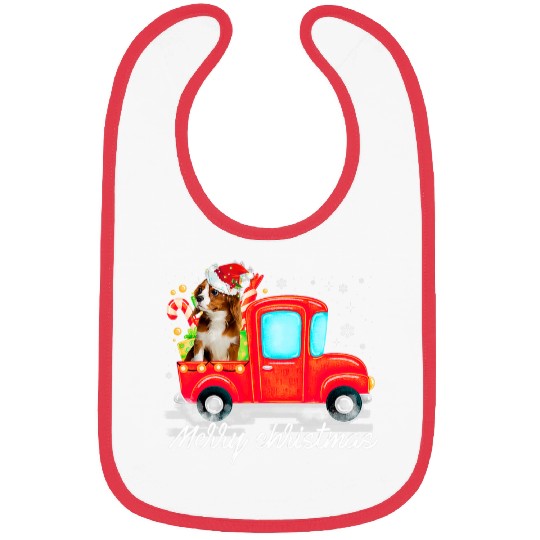 Boykin Spaniel Christmas Ornament Truck Tree Dog Mom Bibs