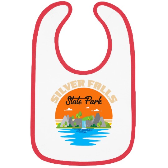 Oregon State Park Souvenir Silver Falls Waterfall Hike Bibs