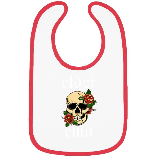 Elder Emo Funny Emo Music Fan Scene Alternative 90s Kids Pun 8 Bibs