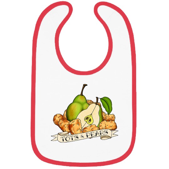 Old School Tattoo Tots and Pears thoughts and prayers Bibs