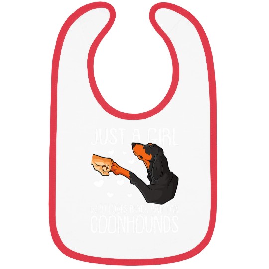 Coonhounds dog mom Black and Tan Coonhound Bibs