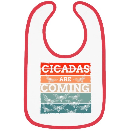 Cicadas are coming Brood X swarm 2usa Insect cicada Bibs