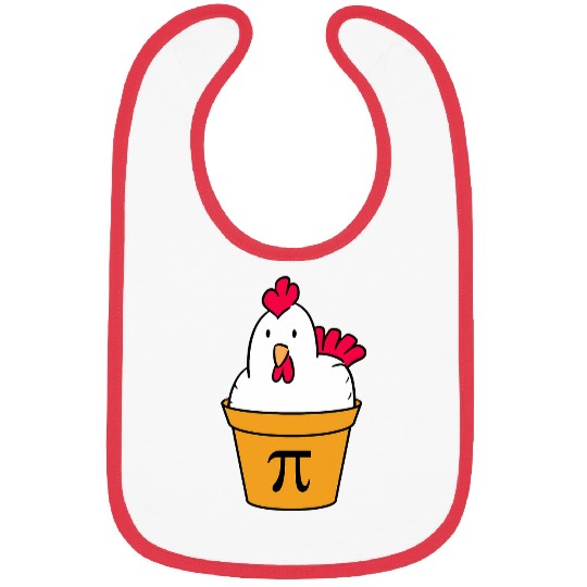 Funny Math Chicken Pot Pi Chicken Pot Pie 21 Bibs