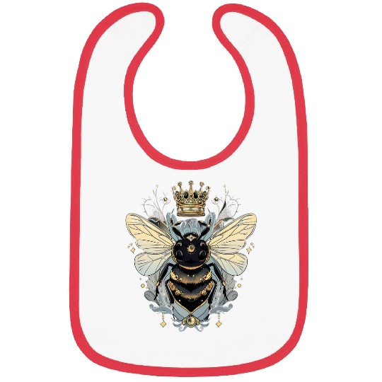 Queen bee and Honey Beekeeper Beekeeping 2 Bibs