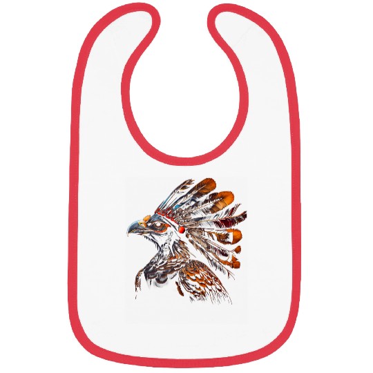 Aceh Pheasant Native American Indian Northwest Tribal Bibs