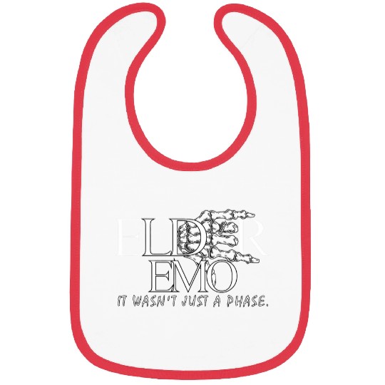 Elder Emo It Wasnt Just A Phase Funny Emo Music Fan Scene Bibs