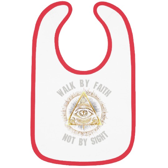 Walk by faith not by sight Bibs