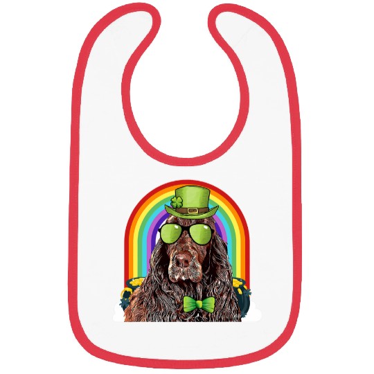 Boykin Spaniel Dog Funny St Patricks Day Bibs
