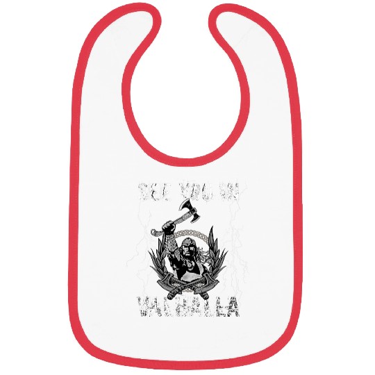 Vikings See You In Valhalla Norse Gods Loki Viking Bibs
