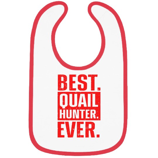 Funny Quail Design For Men Women Quail Hunting Bird Lovers 25 Bibs