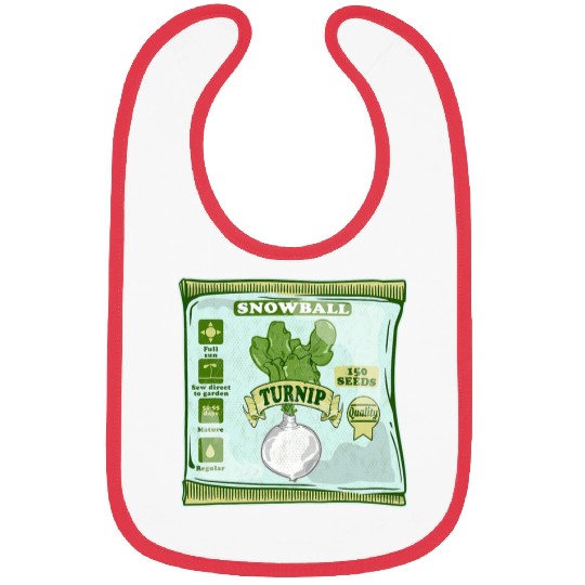Turnip seeds packet growing turnips Bibs