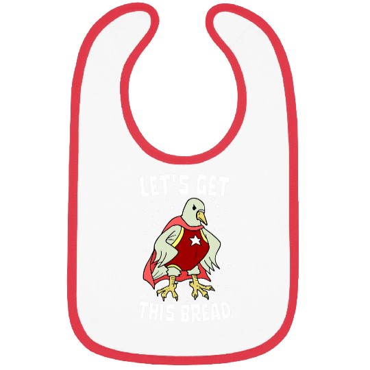 Funny Pigeon Hawk Cartoon Lets Get This Bread Bibs