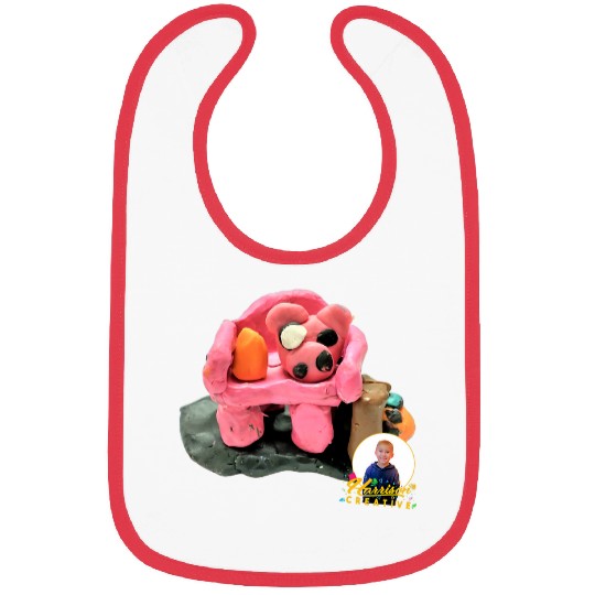 Harrison Creative 2Clay Creations Characters 4 Pig Head Bibs