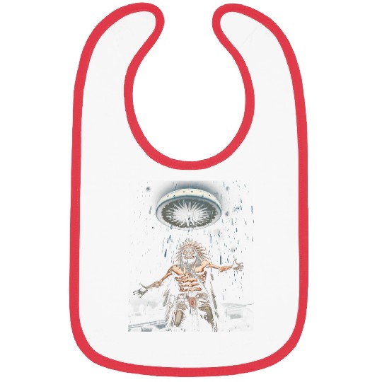 Alien UFO Native American Indian Encounter Graphic Art 1 Bibs