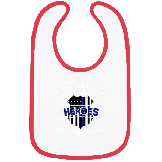 Police Wife Law Enforcement Support Back the Blue Bibs