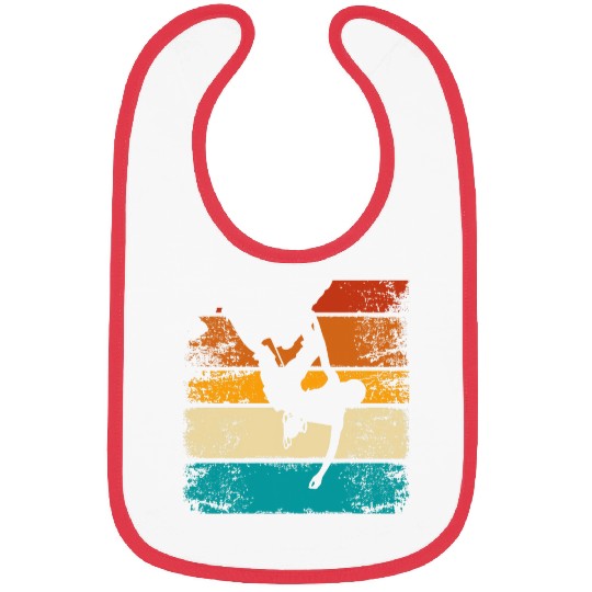 Climbing Rope Retro Mountain Climbing Bouldering Boulderer 1 Bibs