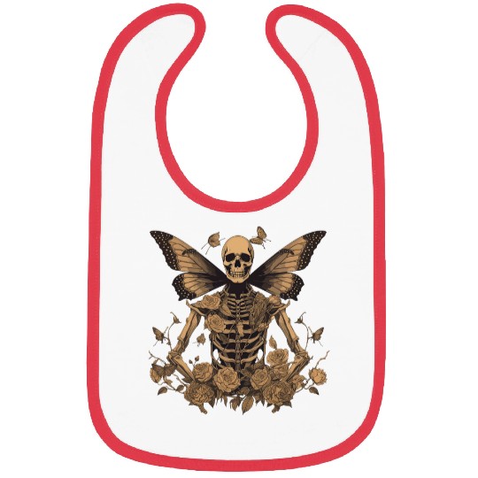Fairy Grunge Fairycore Aesthetic Skeletons Butterfly Moth Bibs