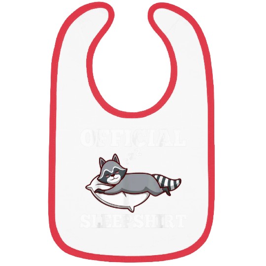 Raccoon Pet Official sleep Raccoon 3 Bibs