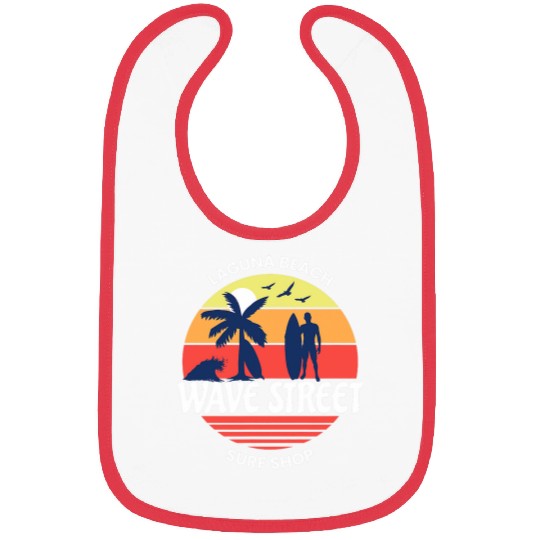 Wave Street Surf Shop Sunrise Logo Bibs