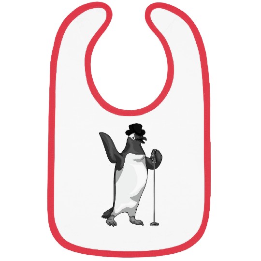 Penguin Pet Singer Microphone Music Bibs