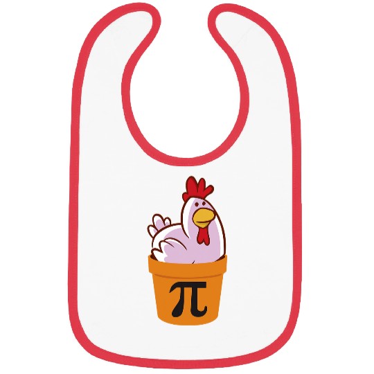 Chicken Lover Pot Pi Funny Math 3 14 Math Day Chicken Pot Pie Bibs