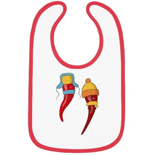 Lacrosse Gift Chilly Peppers Funny Cold Chilli Pepper in Scarves Bibs