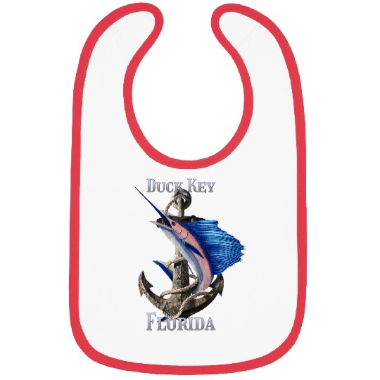 Duck Pet Key Florida Swordfish Marlin Ocean Fishing Bibs