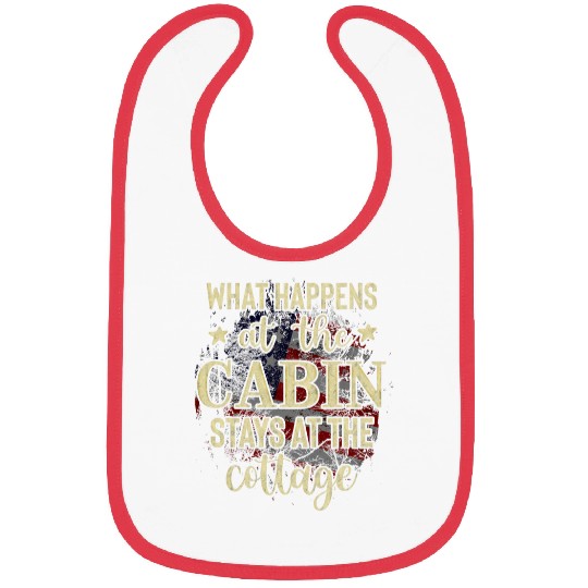 What Happens at the Cabins Raises Boys Family Gathering Bibs
