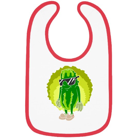 Lacrosse Gift Funny Vegetable Pickle Lover Veggie Sunglasses Pickle Bibs